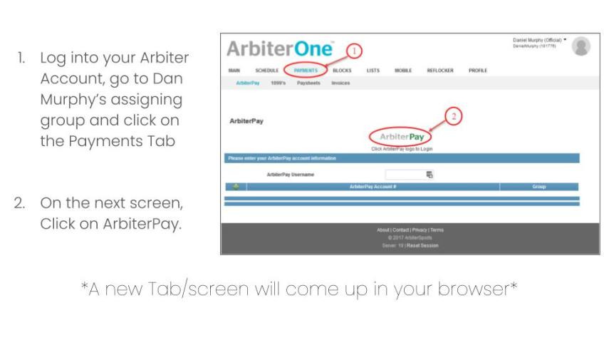 Arbiter Pay Tutorial (2)